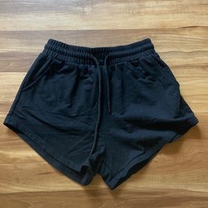 Automet black high waisted shorts- size: S
